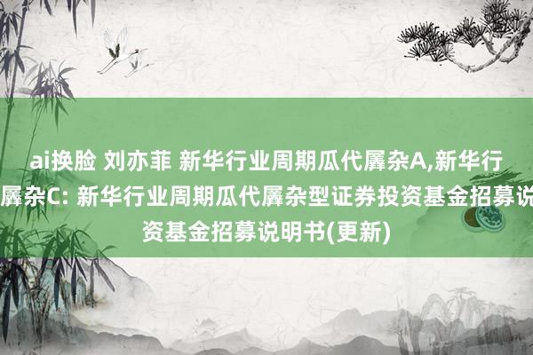 ai换脸 刘亦菲 新华行业周期瓜代羼杂A,新华行业周期瓜代羼杂C: 新华行业周期瓜代羼杂型证券投资基金招募说明书(更新)