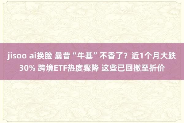 jisoo ai换脸 曩昔“牛基”不香了？近1个月大跌30% 跨境ETF热度骤降 这些已回撤至折价