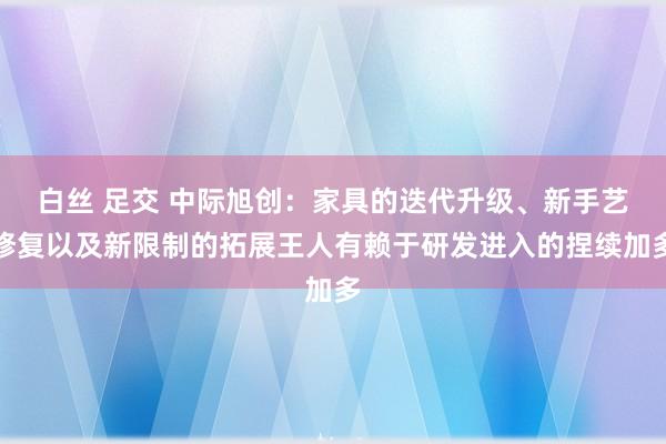 白丝 足交 中际旭创：家具的迭代升级、新手艺修复以及新限制的拓展王人有赖于研发进入的捏续加多