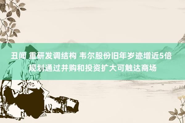 丑闻 重研发调结构 韦尔股份旧年岁迹增近5倍 规划通过并购和投资扩大可触达商场